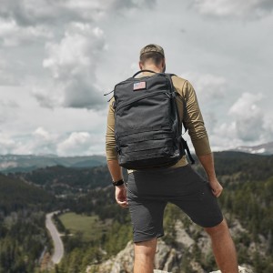 Goruck Indestructible Challenge Shorts Men Black | NL-547908-SYC