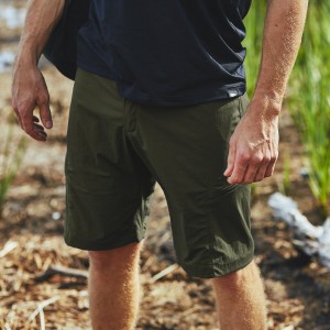 Goruck Indestructible Challenge Shorts Men Green | NL-329076-BNE