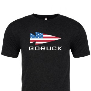 Goruck USA T-Shirt Men Black | NL-489612-OTA