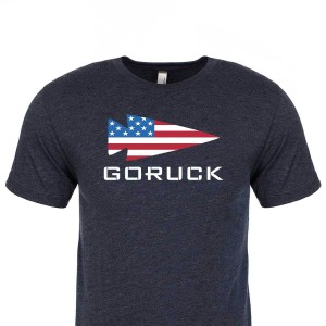 Goruck USA T-Shirt Men Navy | NL-509413-JAC