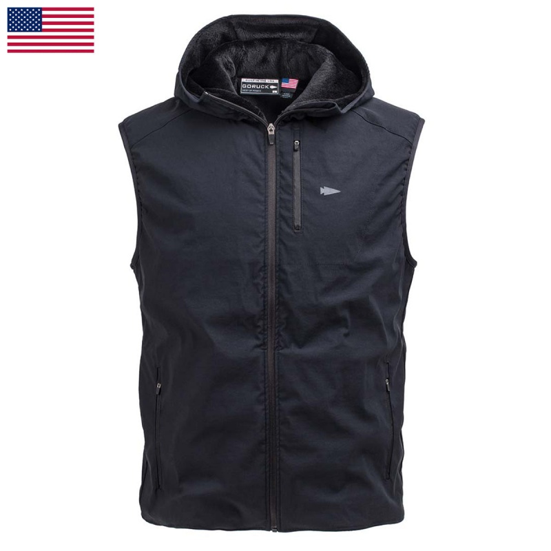 Goruck 24.7 Cold Weather Vest Hood Tops Men Hood | NL-921670-DMX