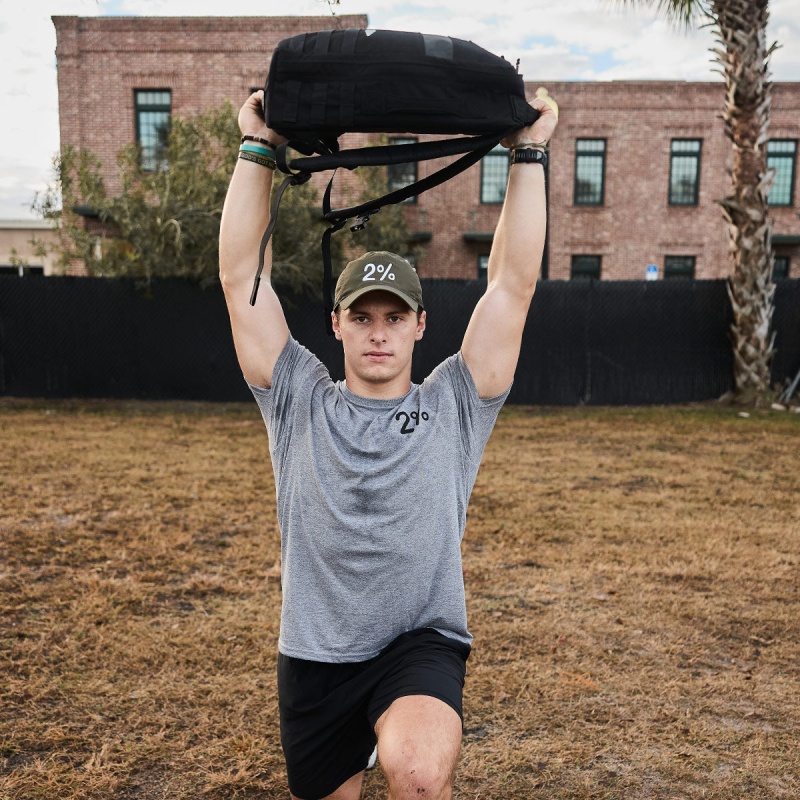 Goruck 2% T-Shirt Men Grey | NL-149567-CJD