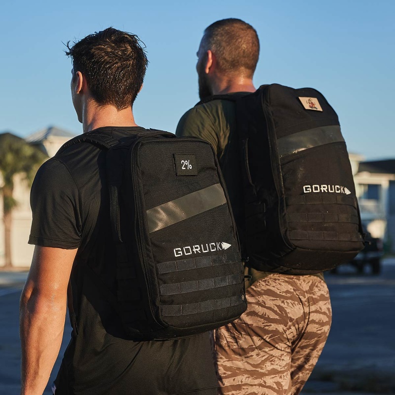 Goruck 4.0 20L Rucker Accessories Black / Orange | NL-173645-HVM