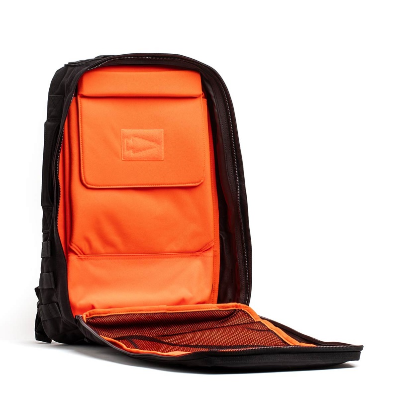 Goruck 4.0 20L Rucker Accessories Black / Orange | NL-173645-HVM