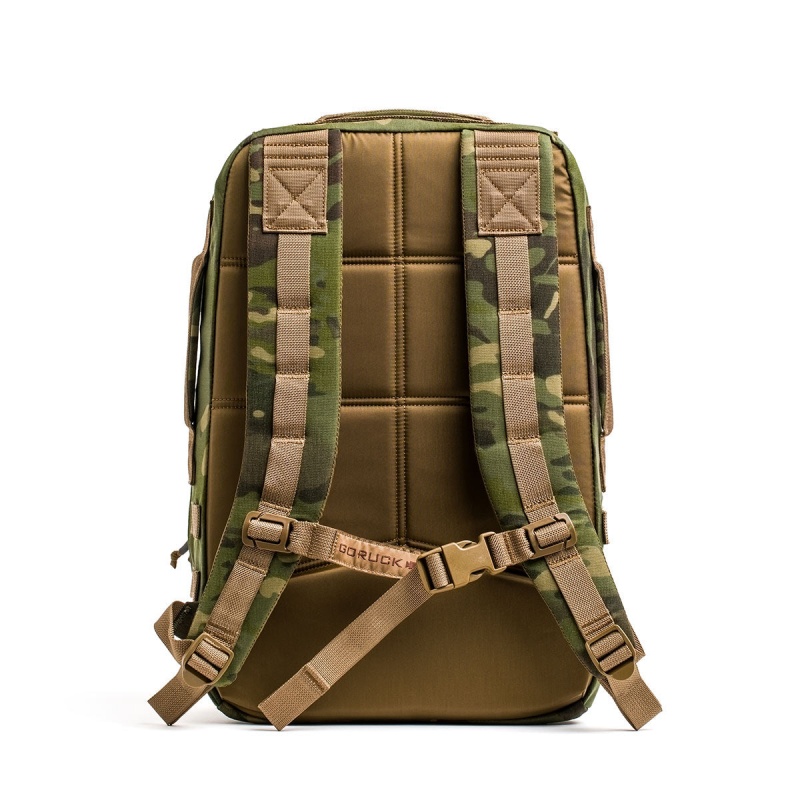 Goruck 4.0 20L Rucker Accessories Green / Orange | NL-390785-QHV