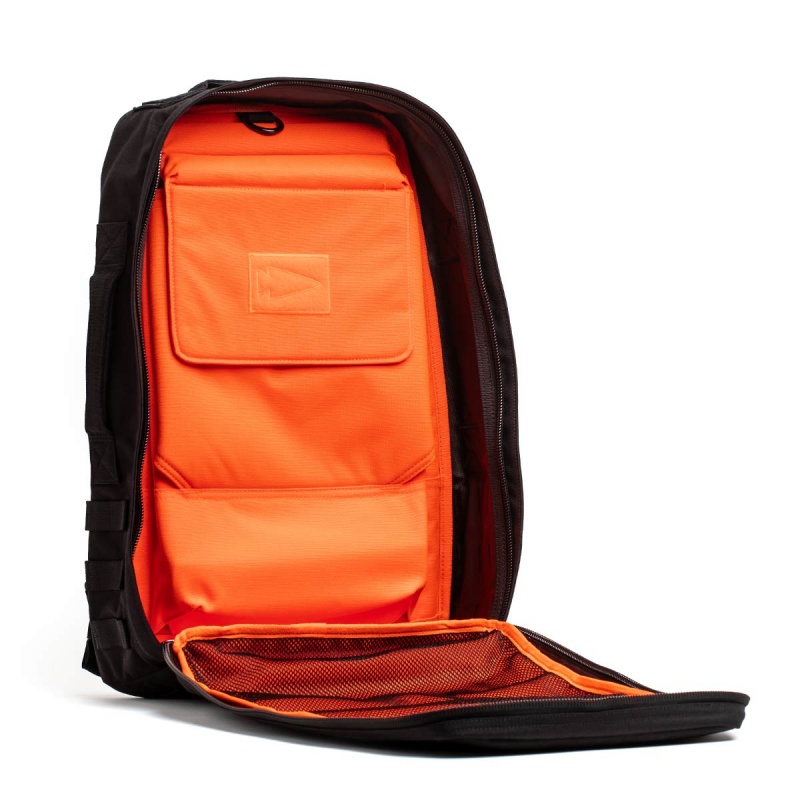 Goruck 4.0 25L Rucker Accessories Black / Orange | NL-875420-PLW