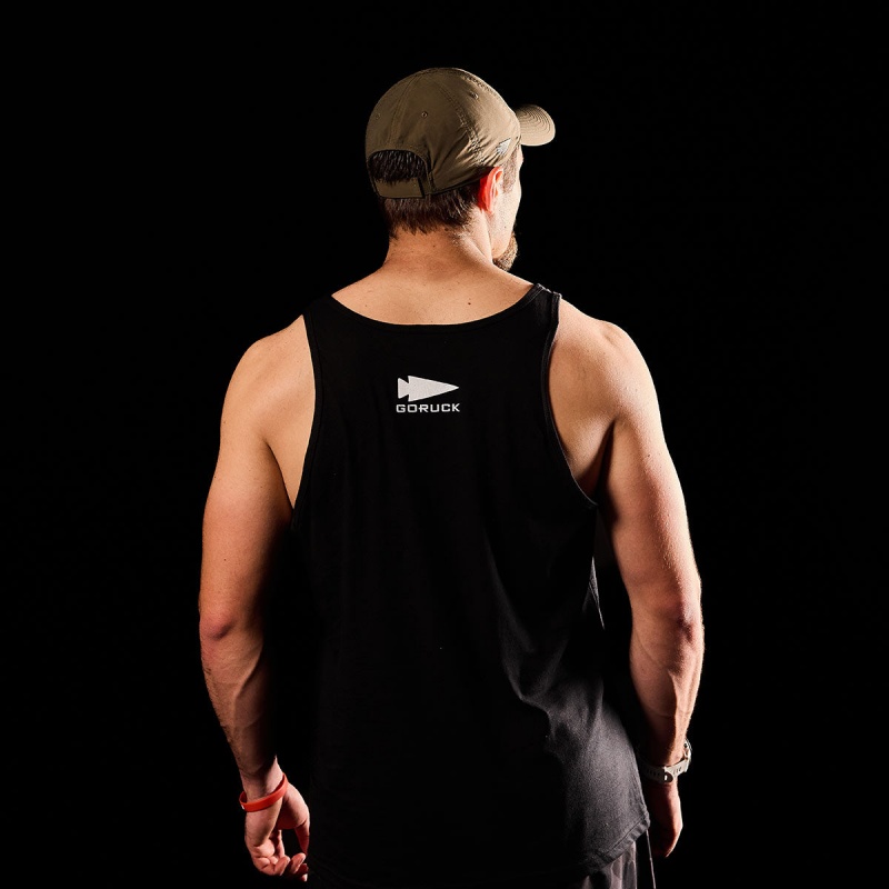 Goruck CrossFit Tanks Men Black | NL-823941-IVT