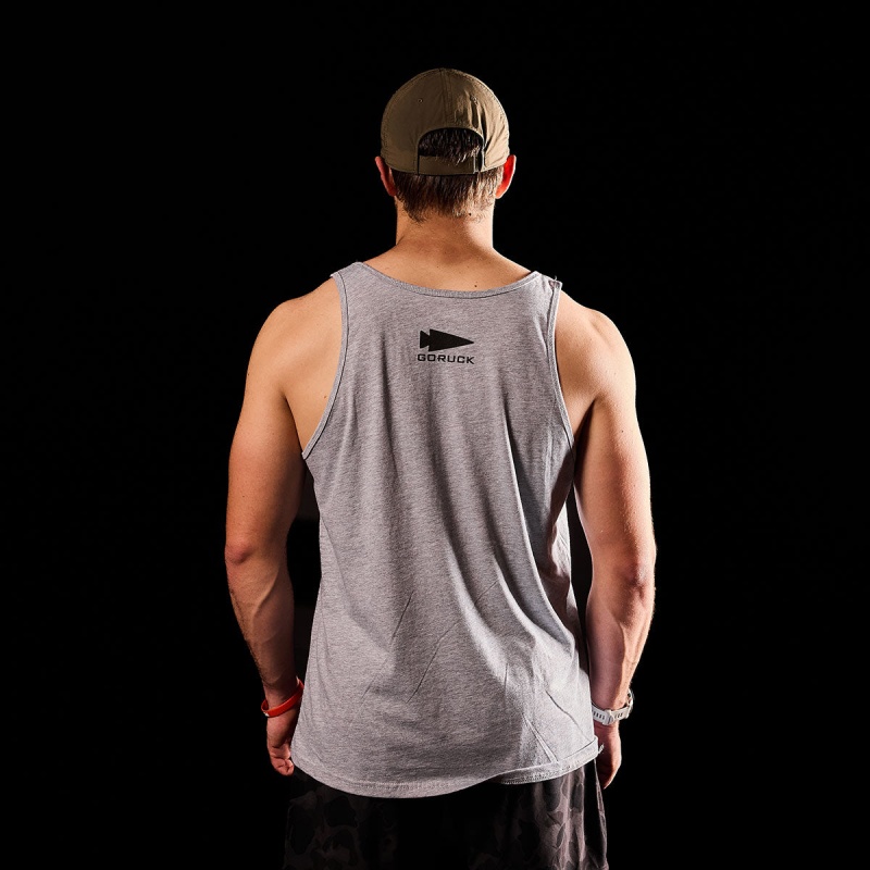 Goruck CrossFit Tanks Men Grey | NL-812537-XIK