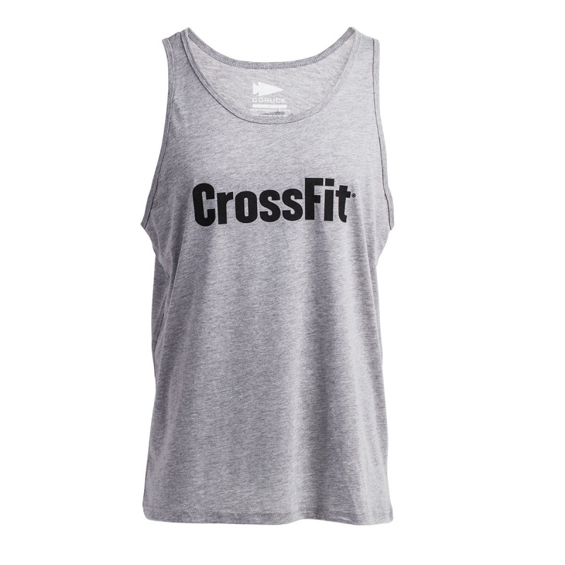 Goruck CrossFit Tanks Men Grey | NL-812537-XIK