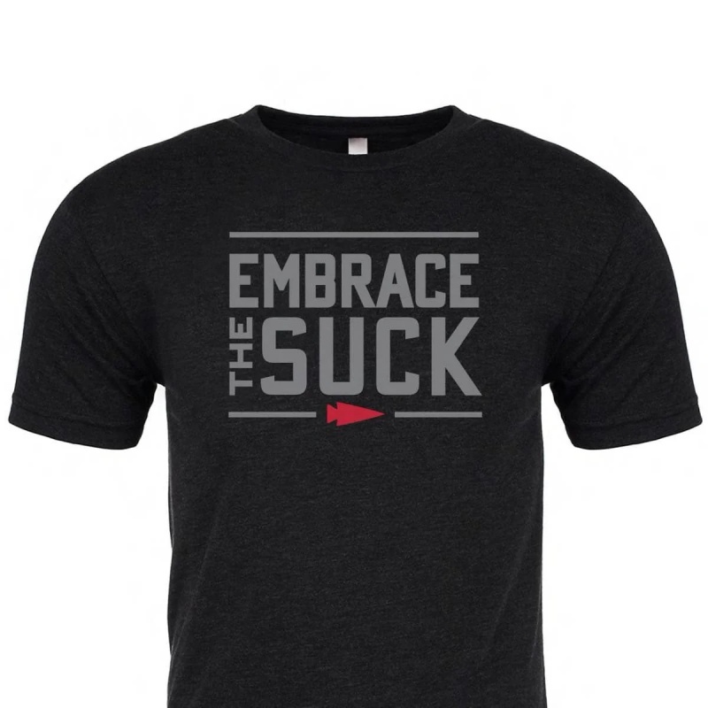 Goruck Embrace the Suck T-Shirt Men Black | NL-357912-YMW