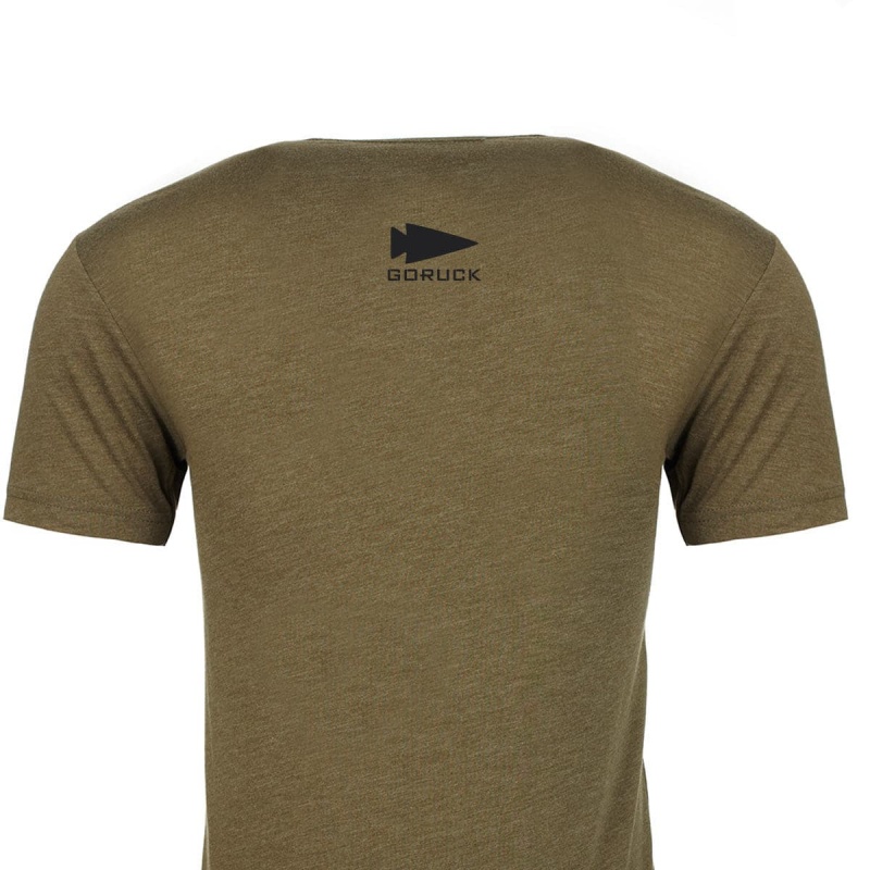 Goruck Embrace the Suck T-Shirt Men Green | NL-124730-OXU