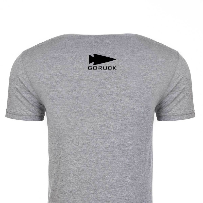 Goruck Embrace the Suck T-Shirt Men Grey | NL-701289-ZGK