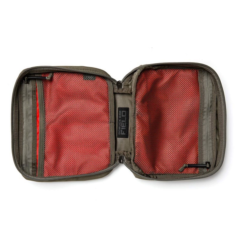 Goruck Field Pocket Ripstop ROBIC® Gr2 Accessories Grey / Orange | NL-826507-BQE