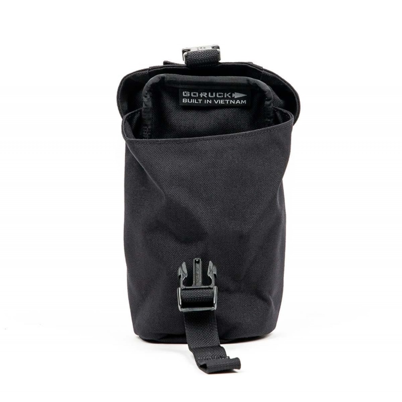 Goruck Full Panel Water Bottle Pocket Bags Accessories Black | NL-743685-GIW