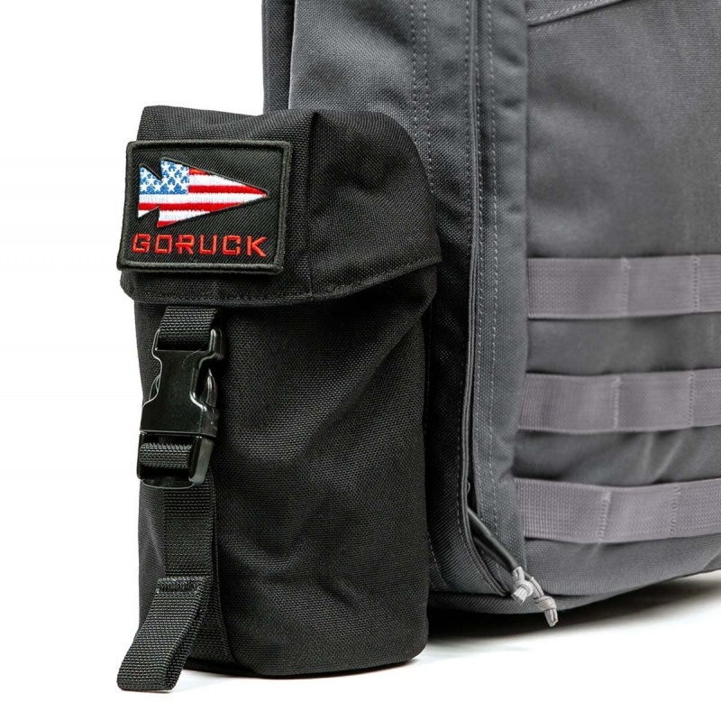 Goruck Full Panel Water Bottle Pocket Bags Accessories Black | NL-743685-GIW