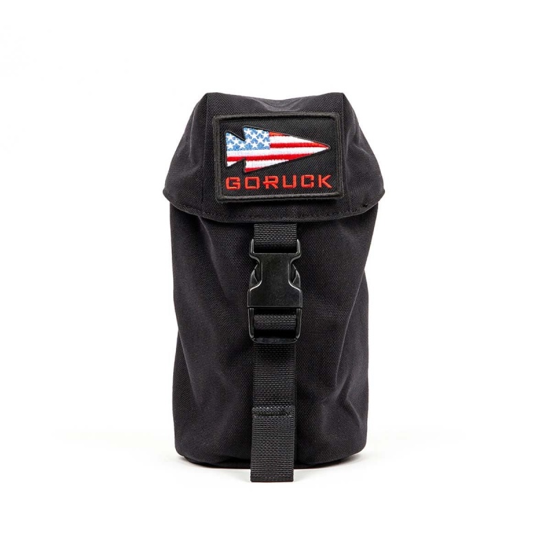 Goruck Full Panel Water Bottle Pocket Bags Accessories Black | NL-743685-GIW