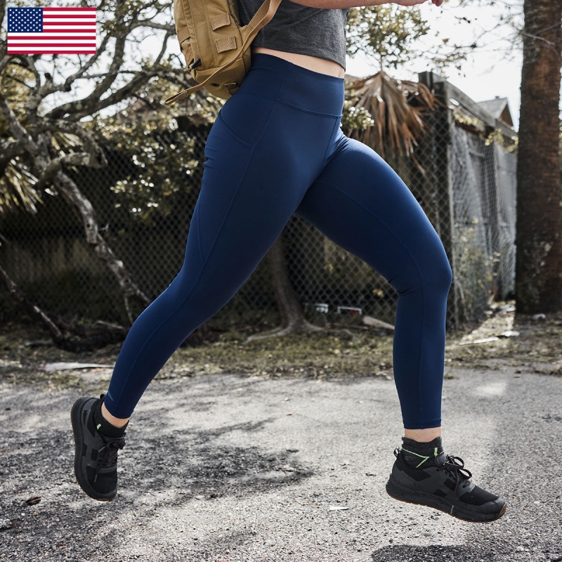 Goruck Indestructible Tough / Pockets Leggings Women Navy | NL-392056-MHS