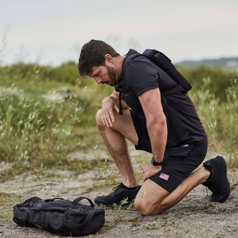 Goruck Indestructible Training Length 7.5 Shorts Men Black | NL-705189-REJ