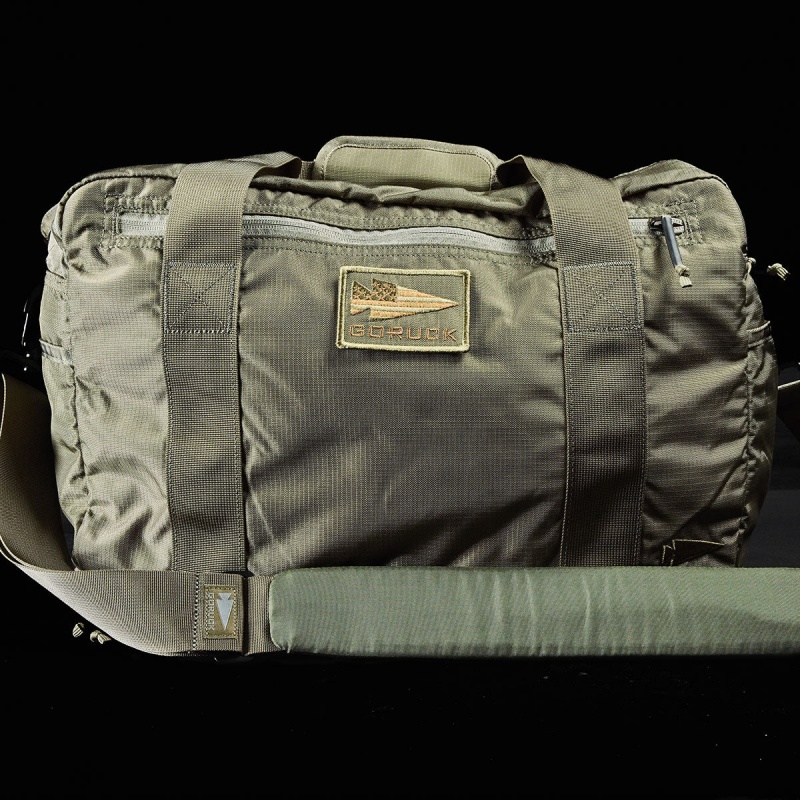 Goruck Kit Bag / Shoe Compartment Ripstop ROBIC® (Includes Shoulder Strap) Bags Accessories Grey / Orange | NL-275138-MFU