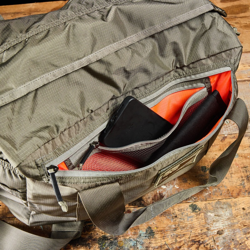 Goruck Kit Bag / Shoe Compartment Ripstop ROBIC® (Includes Shoulder Strap) Bags Accessories Grey / Orange | NL-275138-MFU