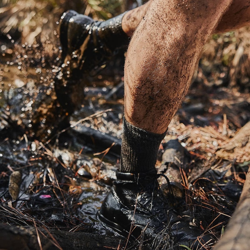 Goruck Merino Challenge Socks Men Grey | NL-970154-UMC