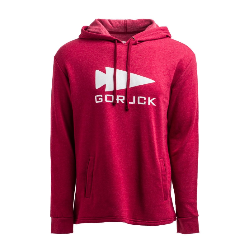 Goruck Pullover Spearhead Hoodie Men Red | NL-471038-RQW