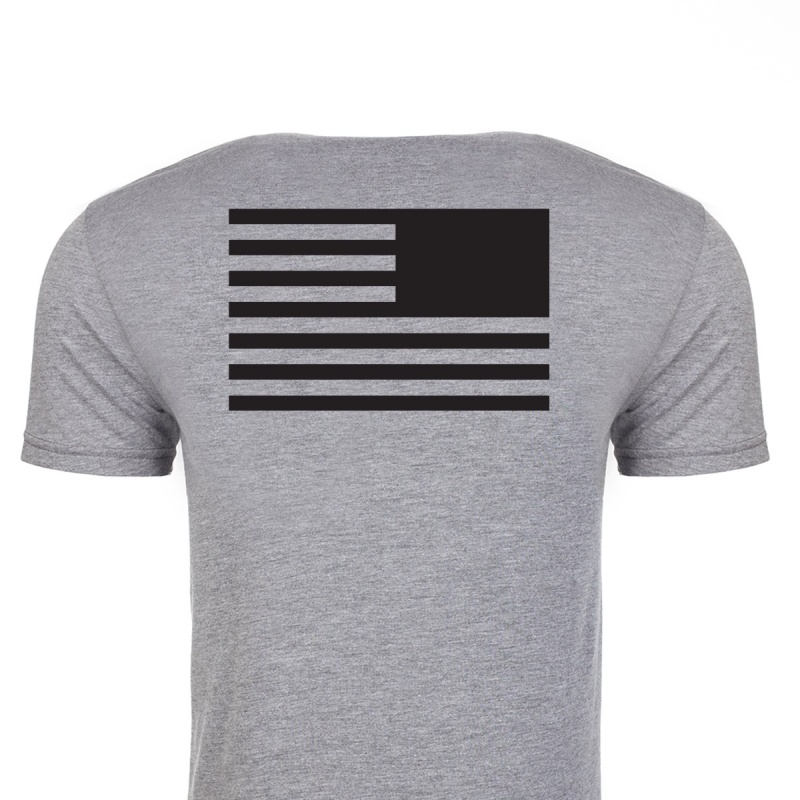 Goruck Reverse Flag T-Shirt Men Grey | NL-610842-OSP