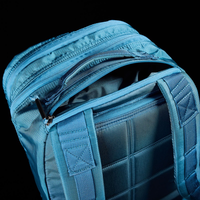 Goruck Ruck Double Compartment Ripstop ROBIC® Bullet Accessories Blue / Brown | NL-183590-TQB