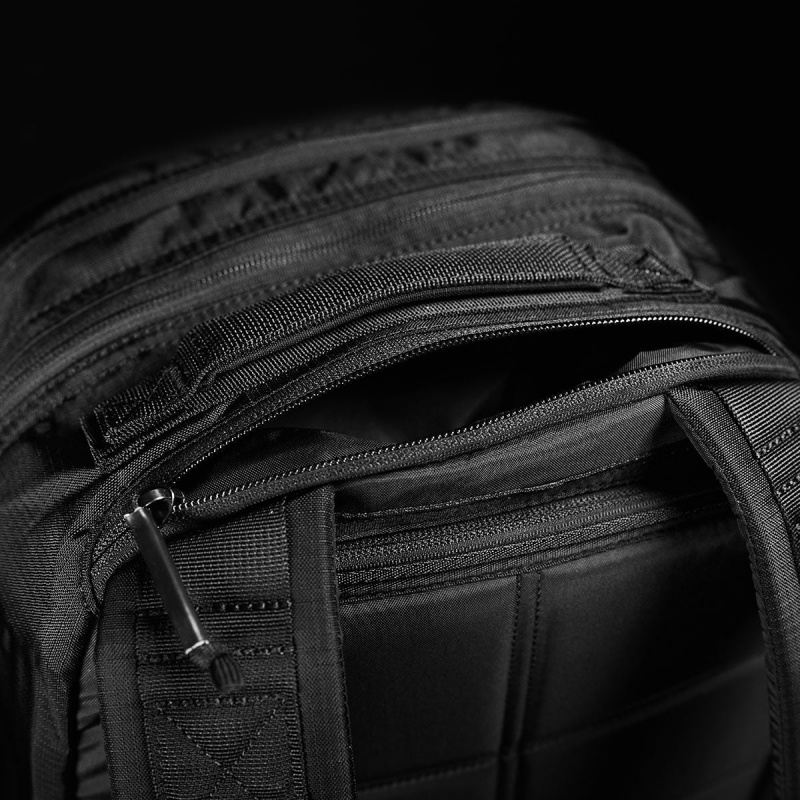 Goruck Ruck Double Compartment Ripstop ROBIC® Bullet Accessories Black / Grey | NL-712508-ZWB