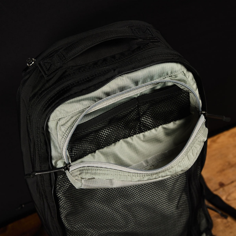 Goruck Ruck Double Compartment Ripstop ROBIC® Bullet Accessories Black / Grey | NL-957320-KXR