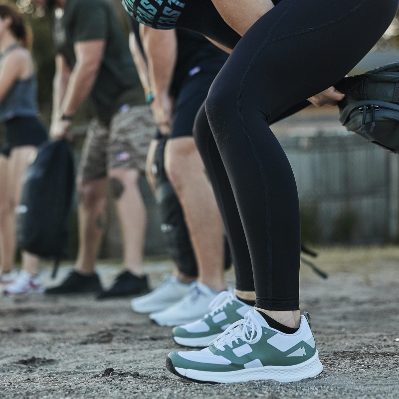 Goruck Seaspray Rough Runners Women White / Green | NL-704829-ZFA