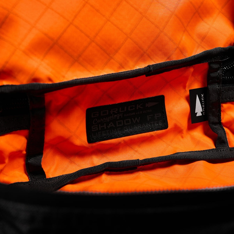 Goruck Shadow Pockets x Carryology Ultra Blaze Bags Accessories Black / Orange | NL-145860-GOK