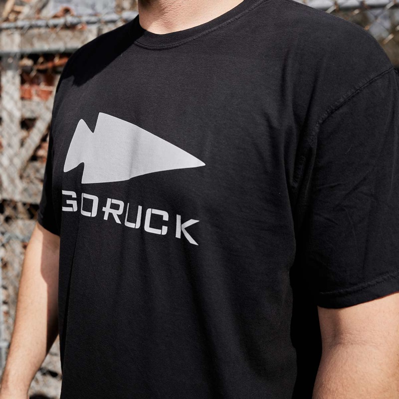 Goruck Spearhead Heavyweight T-Shirt Men Black | NL-742096-KAI