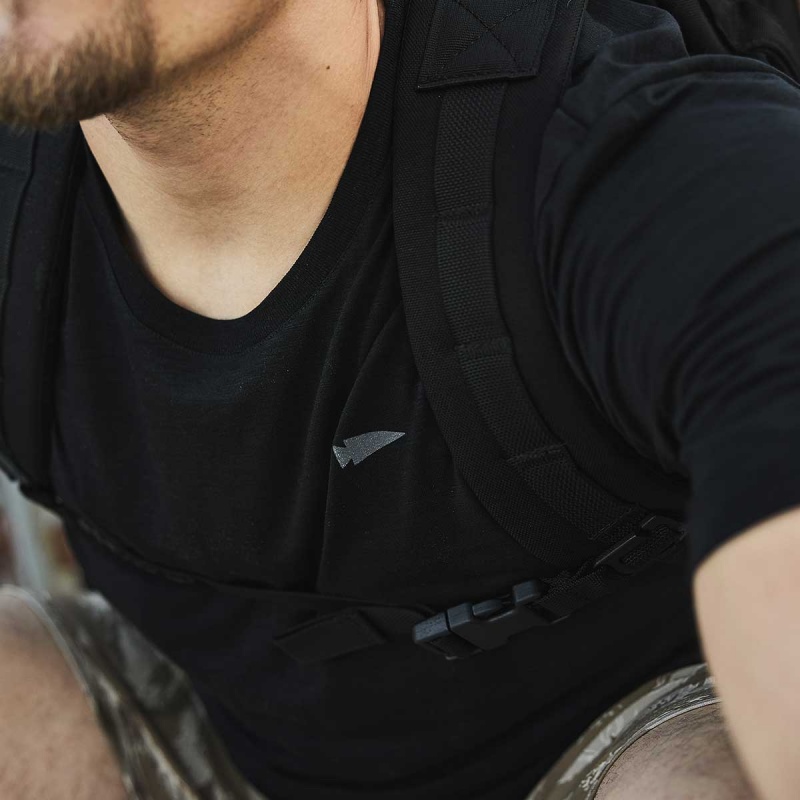 Goruck The Field T-Shirt Men Black | NL-015438-IZA