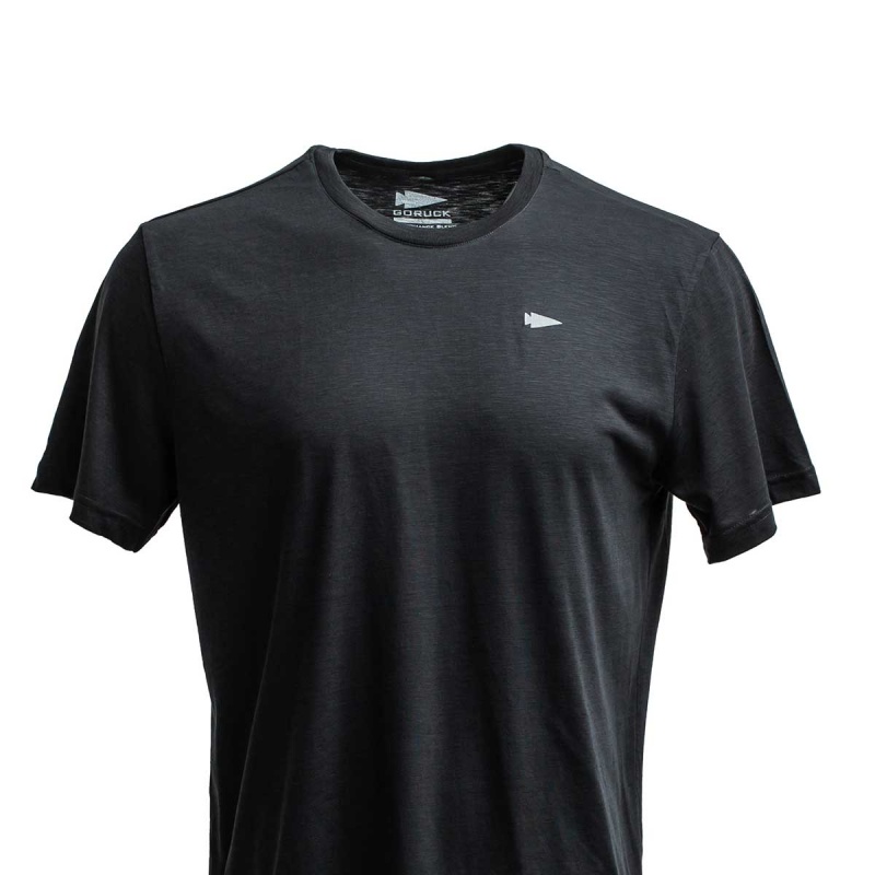 Goruck The Field T-Shirt Men Black | NL-015438-IZA