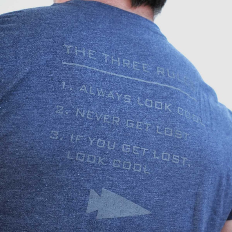 Goruck The Three Rules T-Shirt Men Navy | NL-653721-CWE