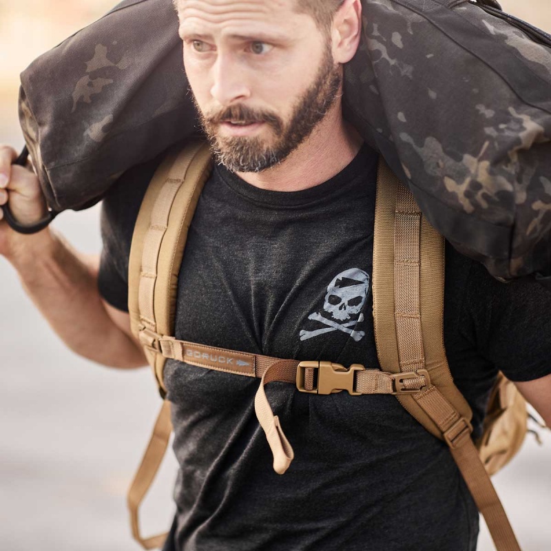 Goruck Tribe T-Shirt Men Black | NL-506423-XSD