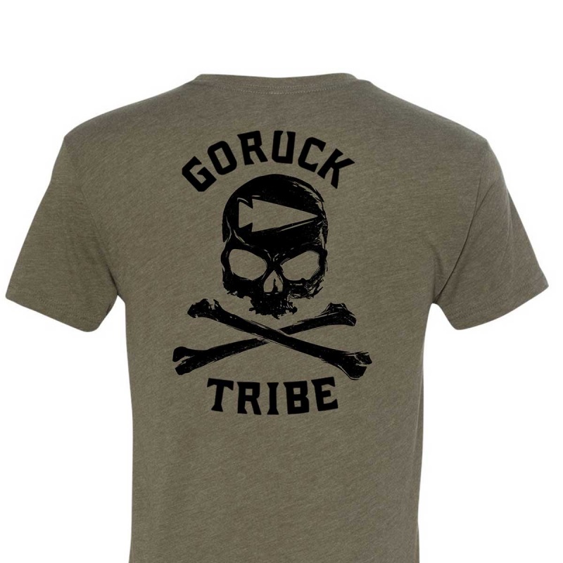 Goruck Tribe T-Shirt Men Green | NL-903145-ZHX