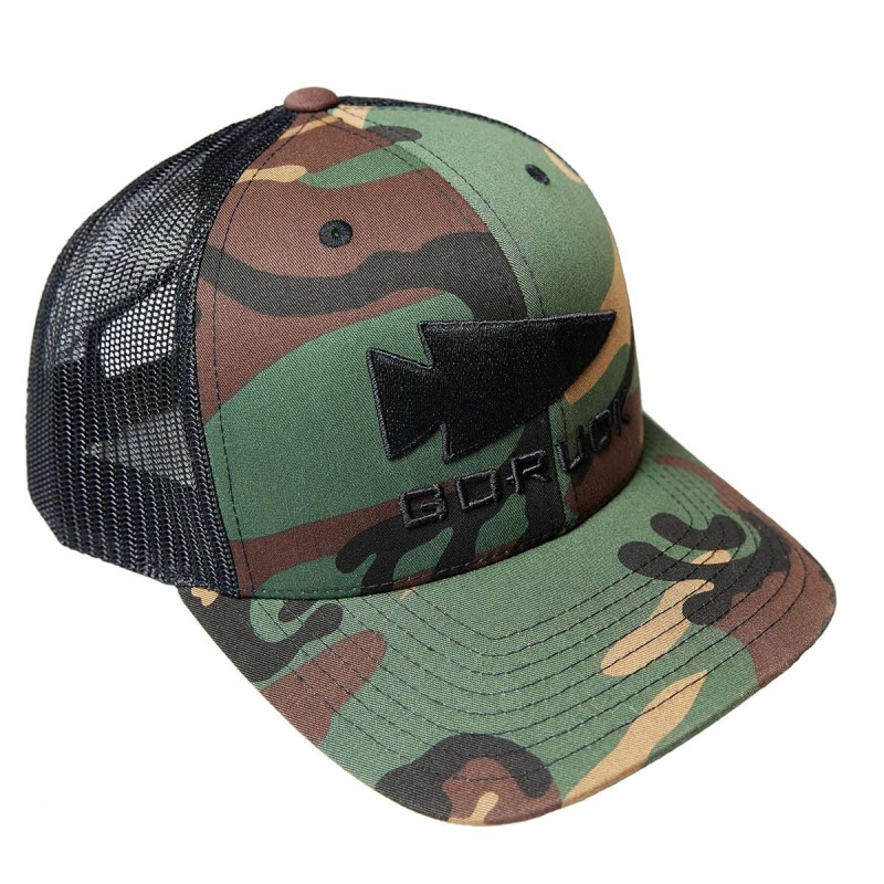 Goruck Trucker Snapback Hat Accessories Camo | NL-157243-GDK