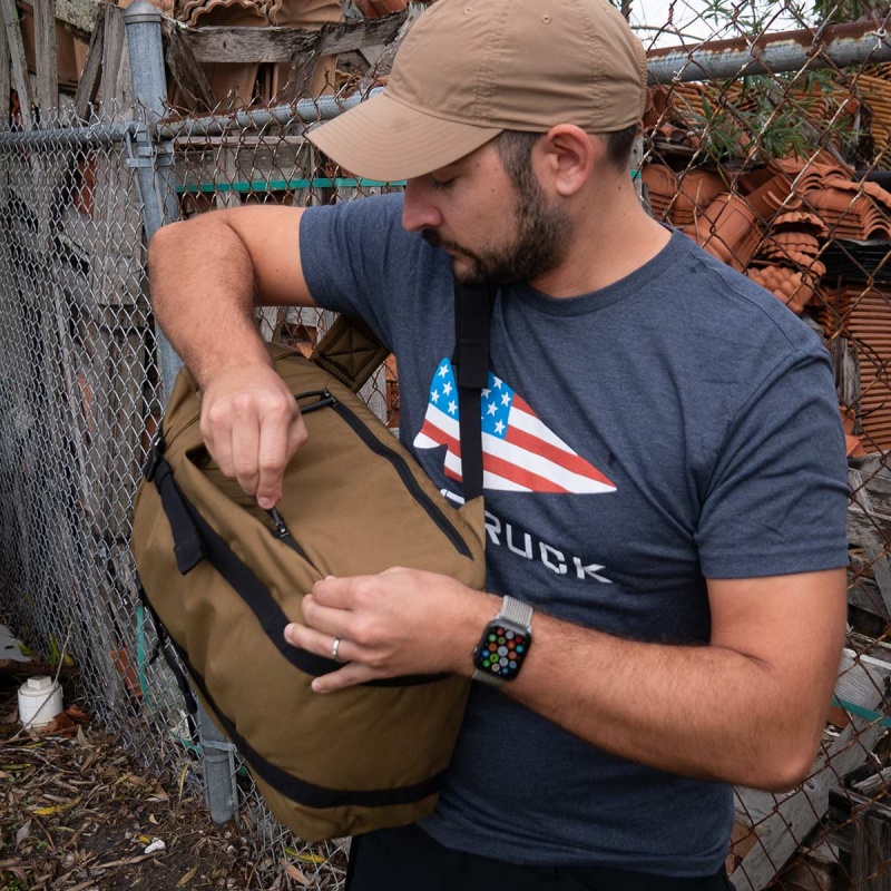 Goruck USA T-Shirt Men Navy | NL-509413-JAC