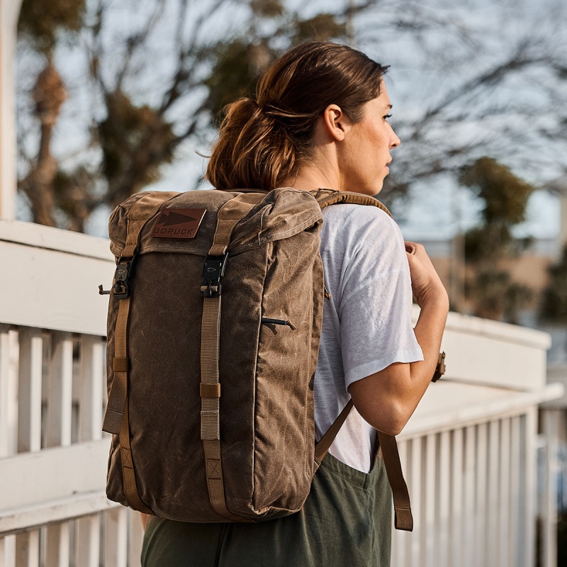 Goruck Waxed Canvas M23 Accessories Brown | NL-518340-IPL