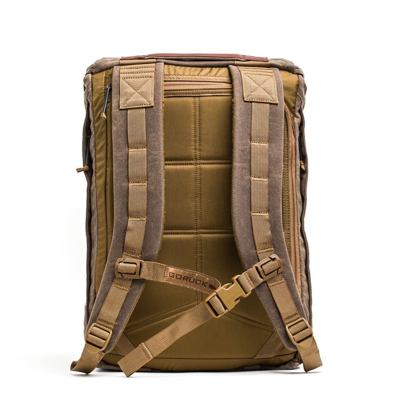 Goruck Waxed Canvas M23 Accessories Brown | NL-518340-IPL