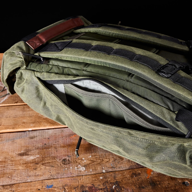 Goruck Waxed Canvas M23 Accessories Olive | NL-827061-RJK