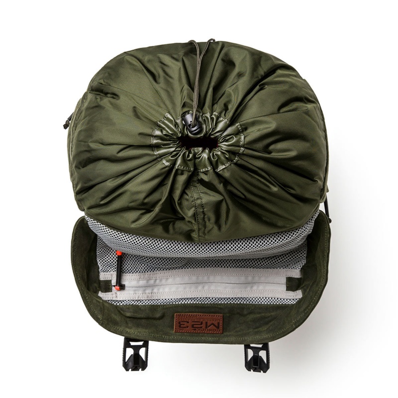 Goruck Waxed Canvas M23 Accessories Olive | NL-092683-ELD