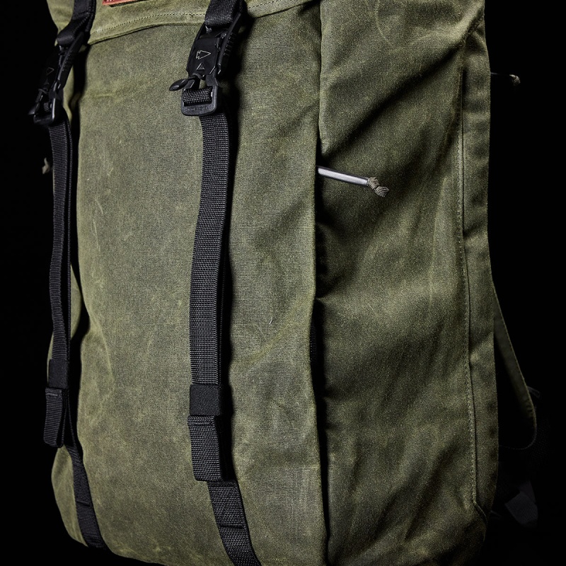 Goruck Waxed Canvas M23 Accessories Olive | NL-092683-ELD